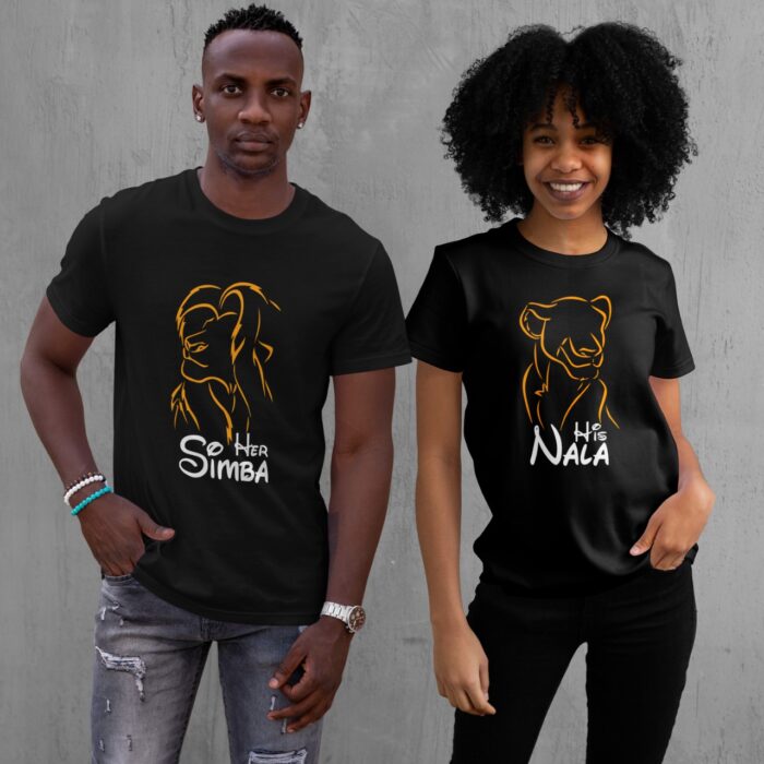 Couples matching t-shirts  Her Simba , His Nala